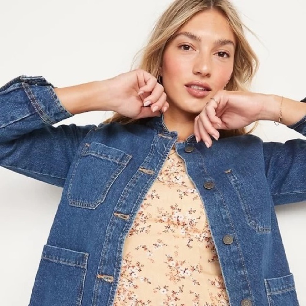 Old navy denim chore jacket